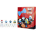 Smurfs 3d Variety 4 Piece Set Blue & Style With Papa Smurf, Smurfette, Vanity Smurf & Brainy Smurf And All Are Eau De Toilette Sprays 50 ml for unisex