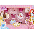 Disney Princess Eau De Toilette Spray 4 X 30 ml & Lip Gloss & Glitter Stickers & Bracelet & Ring for women
