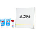 Moschino Fresh Couture Eau De Toilette 0.17 oz Mini & Body Lotion 0.8 oz & Shower Gel 0.8 oz for women