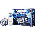 Diesel Only The Brave Eau De Toilette Spray 1.6 oz & Shower Gel 3.4 oz for men