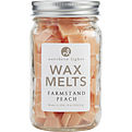 Farmstand Peach Scented Simmering Fragrance Chips - 240 ml Jar Containing 100 Melts for unisex