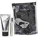 Coach Platinum Eau De Parfum Spray 0.25 oz Mini & Aftershave Balm 1.7 oz & Pouch for men