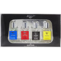 Mustang Variety 4 Piece Mens Variety With Mustang Blue & Mustang Sport & Mustang & Mustang Performance And All Are Eau De Toilette 0.5 oz for men