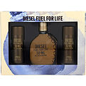 Diesel Fuel For Life Eau De Toilette Spray 1.7 oz & 2 X Shower Gel 1.7 oz for men