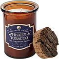 Whiskey & Tobacco Scented Spirit Jar Candle for unisex