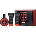 Deadpool Eau De Toilette Spray 3.4 oz & Shower Gel 3.4 oz & Aftershave Balm 3.4 oz for unisex