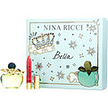 Bella Nina Ricci Eau De Toilette Spray 2.7 oz & Lipstick for women
