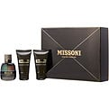Missoni Eau De Parfum Spray 1.7 & Aftershave Balm 1.7 oz & Bath And Shower Gel 1.7 oz for men