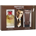 Penthouse Powerful Eau De Toilette Spray 3.4 oz & Hair & Body Wash 5 oz for men