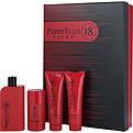 Perry Ellis 18 Fuego Eau De Toilette Spray 100 ml & Aftershave Balm 90 ml & Deodorant Stick 81 ml & Shower Gel 90 ml for men