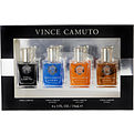 Vince Camuto Variety 4 Piece Mens Variety With Man & Homme & Terra & Solare And All Are Eau De Toilette 0.5 oz Minis for men