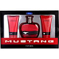 Ford Mustang Red Eau De Toilette Spray 3.4 oz & Hair And Body Wash 3.4 oz & Aftershave Balm 3.4 oz for men