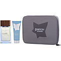 Lolita Lempicka Homme Eau De Toilette Spray 3.4 oz & Aftershave Gel 2.5 oz & Toiletry Bag for men