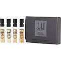 Dunhill Variety 4 Piece Mens Mini Variety With Indian Sandalwood & Moroccan Amber & British Leather & Arabian Desert And All Are Eau De Parfum Spray 2 ml Minis for men