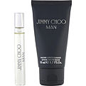Jimmy Choo Eau De Toilette Spray 7 ml & Aftershave Balm 50 ml & Pouch for men