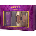 Guess Gold Eau De Parfum Spray 2.5 oz & Body Lotion 6.8 oz & Eau De Parfum Spray 0.5 oz for women