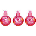 Agatha Ruiz De La Prada Love Love Love Eau De Toilette Spray 1 oz X 3 for women