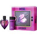 Diesel Loverdose Set-Eau De Parfum Spray 1 oz & Body Lotion 1.7 oz for women