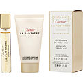 Cartier La Panthere Travel Kit-Eau De Parfum Spray 0.3 oz Mini & Perfumed Body Lotion 1 oz for women