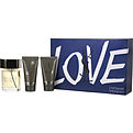 L'Homme Yves Saint Laurent Eau De Toilette Spray 3.3 oz & Aftershave Balm 1.6 oz & All Over Shower Gel 1.6 oz (Love Edition) for men