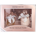 Women'Secret Rose Seduction Eau De Parfum Spray 3.4 oz & Body Lotion 6.7 oz for women