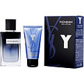 Y Eau De Parfum Spray 3.3 oz & All Over Shower Gel 1.7 oz for men