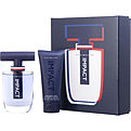 Tommy Hilfiger Impact Eau De Toilette Spray 3.4 oz & Hair & Body Wash 3.4 oz & 0.14 oz Mini for men