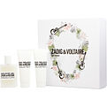 Zadig & Voltaire This Is Her! Eau De Parfum Spray 1.6 oz & Body Lotion 2.5 oz & Shower Gel 2.5 oz for women