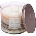 Nautica Amber Driftwood & Sea Salt Scented Candle 14.5 oz for unisex