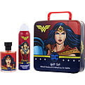 Wonder Woman Eau De Toilette Spray 3.4 oz & Deodorant Spray 5 oz & Lunch Box for women