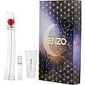 Kenzo Flower Eau De Parfum Refillable Spray 100 ml & Body Milk 75 ml & Eau De Parfum Refillable Spray 10 ml Mini for women