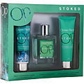 Op Stoked Eau De Parfum Spray 100 ml & Body Lotion 120 ml & Shampoo + Conditioner 120 ml for men