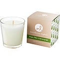 Anjou Pear & Lemongrass White Candle for unisex