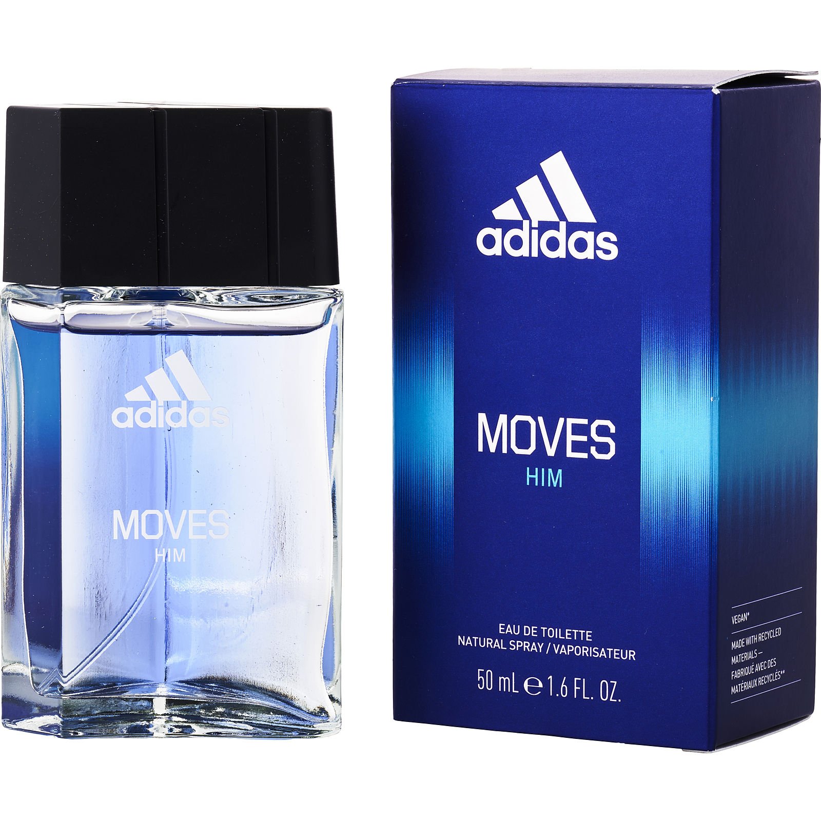 Adidas Moves Eau De Toilette Spray oz