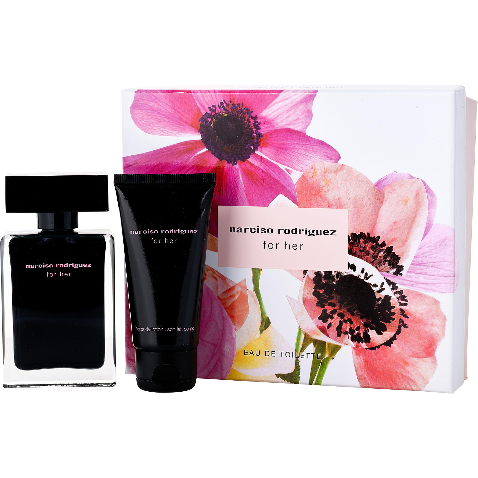 (M48)NARCISO 香水とボディローションセット Narciso Rodriquez Parfum & Lotion Set - Bright Floral Energy +
