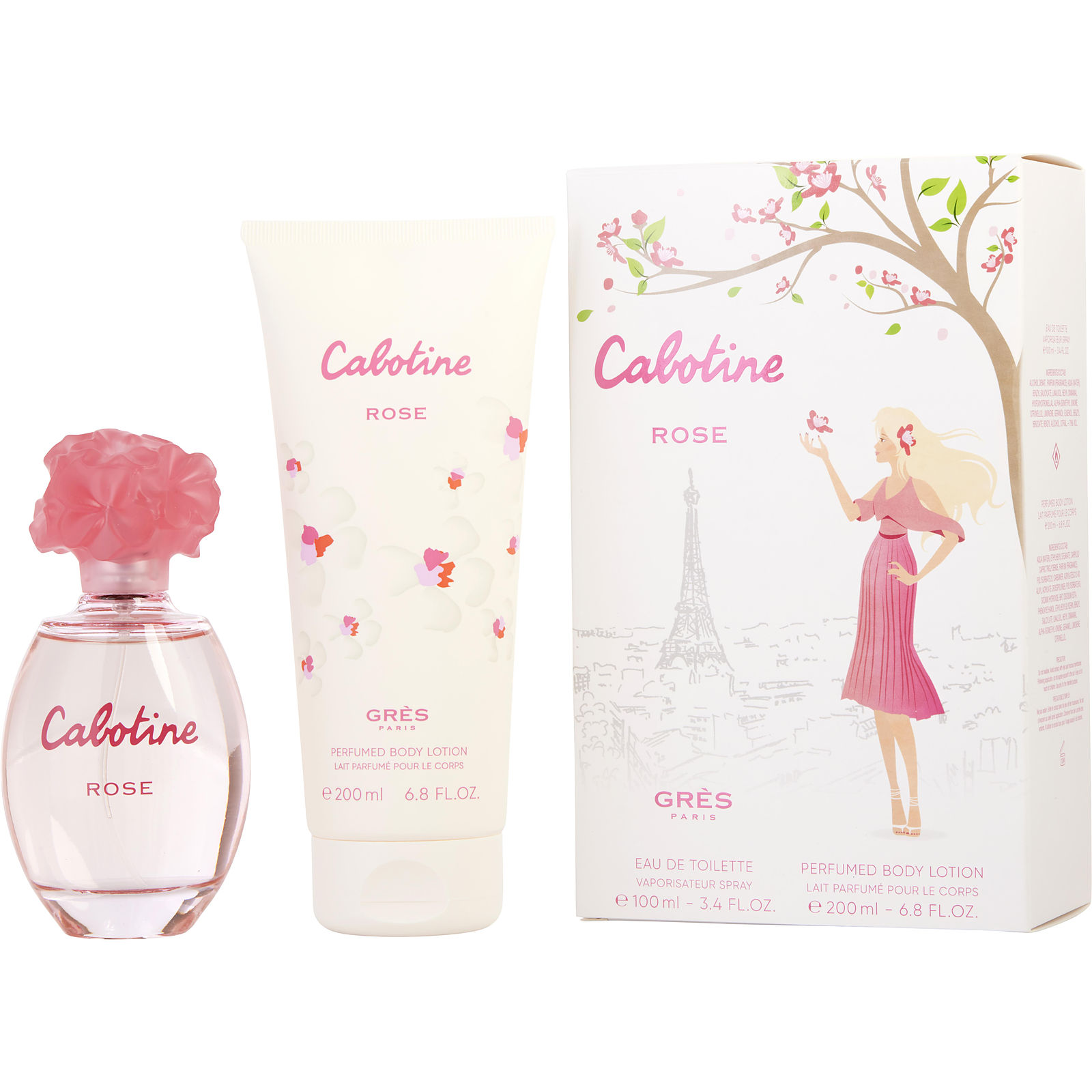 Cabotine Rose 香水とボディクリームセット Cabotine Rose Perfume Gift Set | FragranceNet.com®