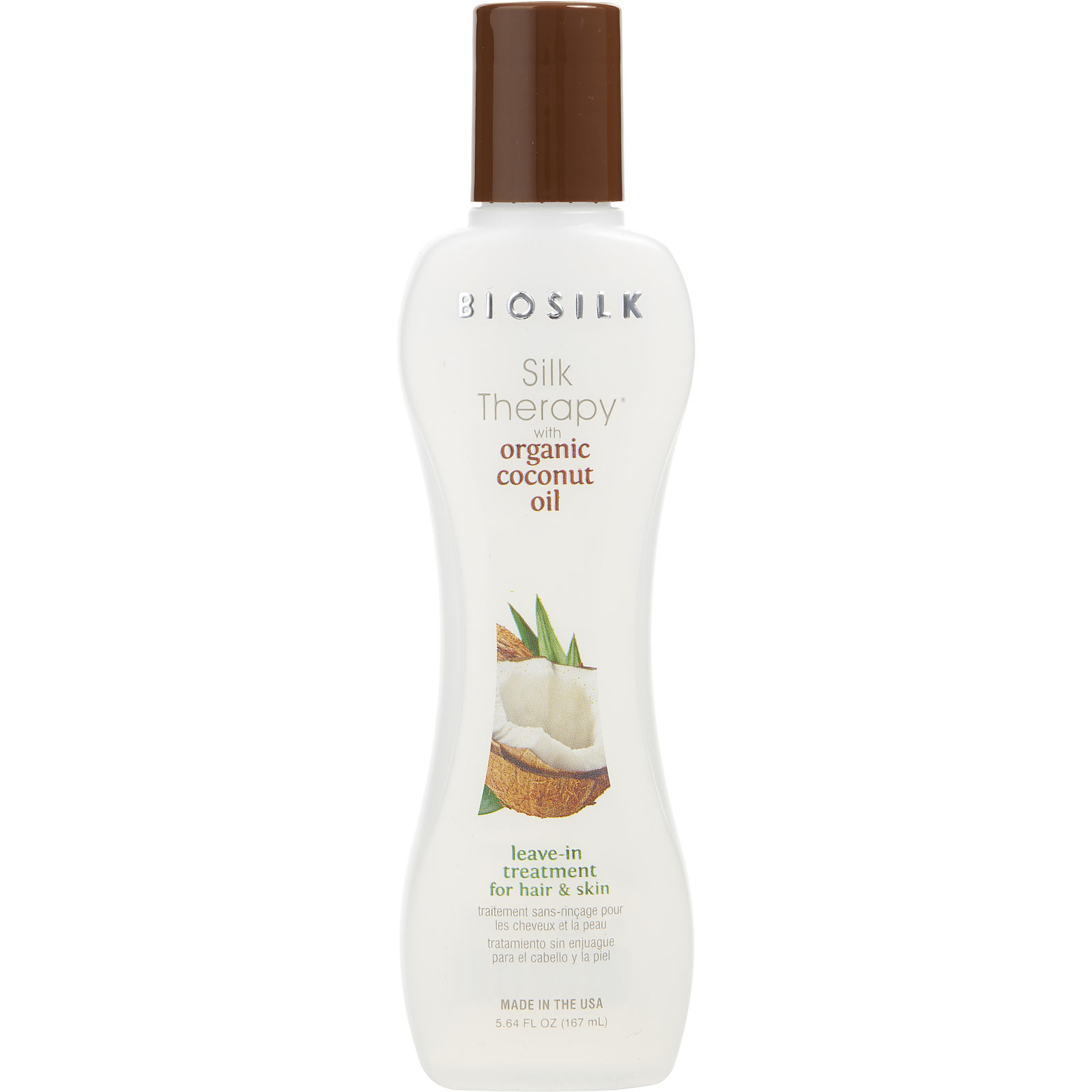 Biosilk Silk Therapy with Coconut Oil Leave-In Treatment 2.26oz