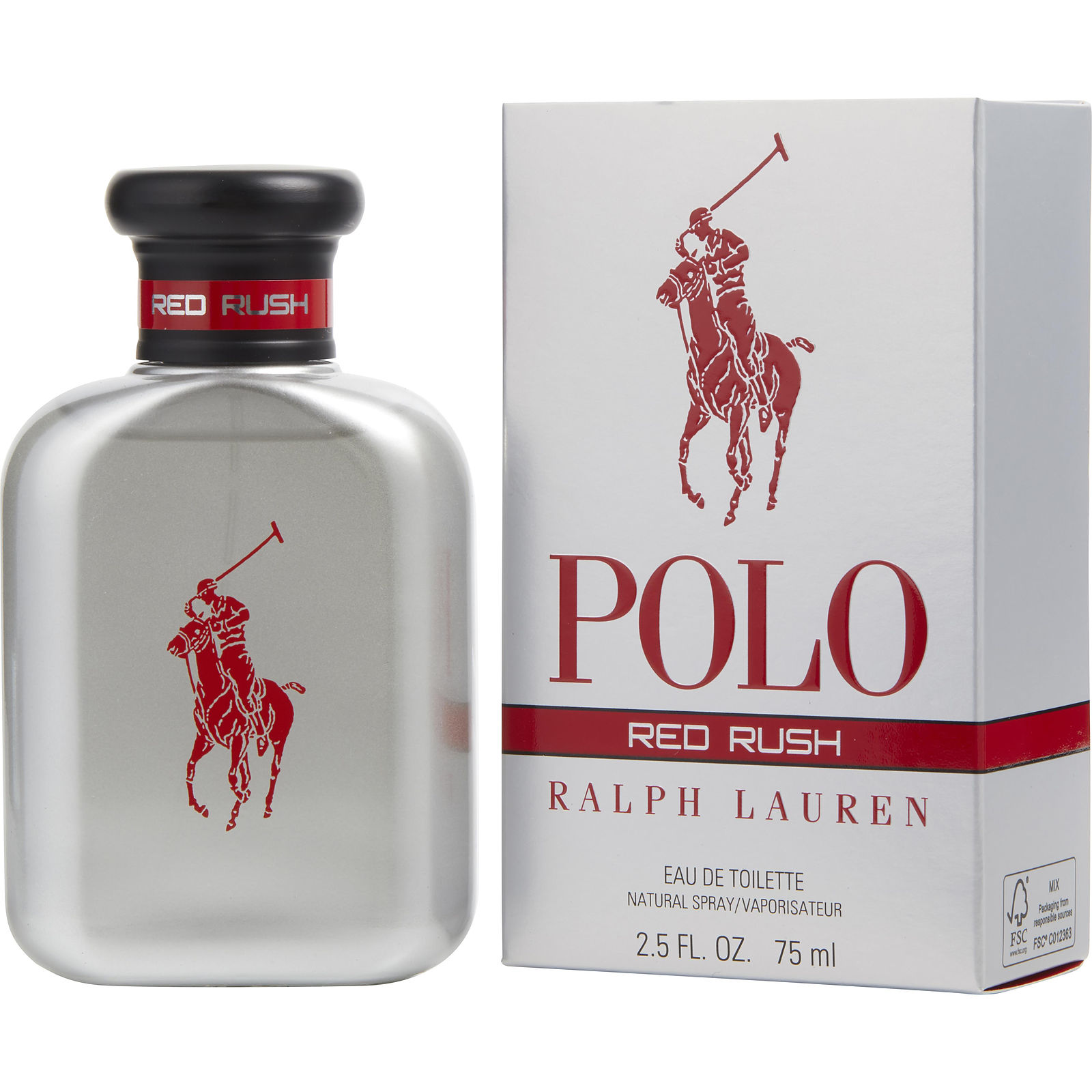 ラルフローレン ポロレッド ラッシュ オードトワレ75ml 香水 Polo Red Rush Eau de Toilette | FragranceNet.com®