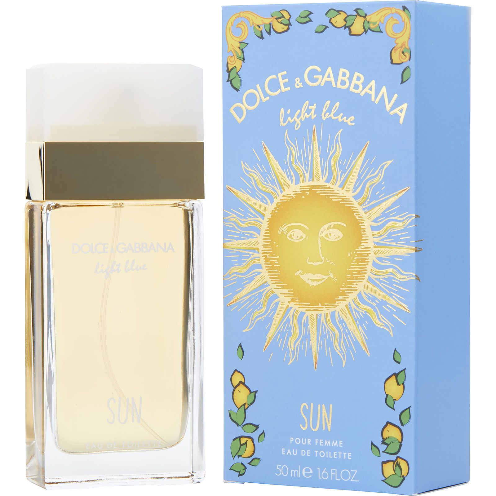 Dolce & Gabbana Light Blue Sun 香水 Dolce & Gabbana Men's Light Blue Sun EDT Spray 3.4 oz