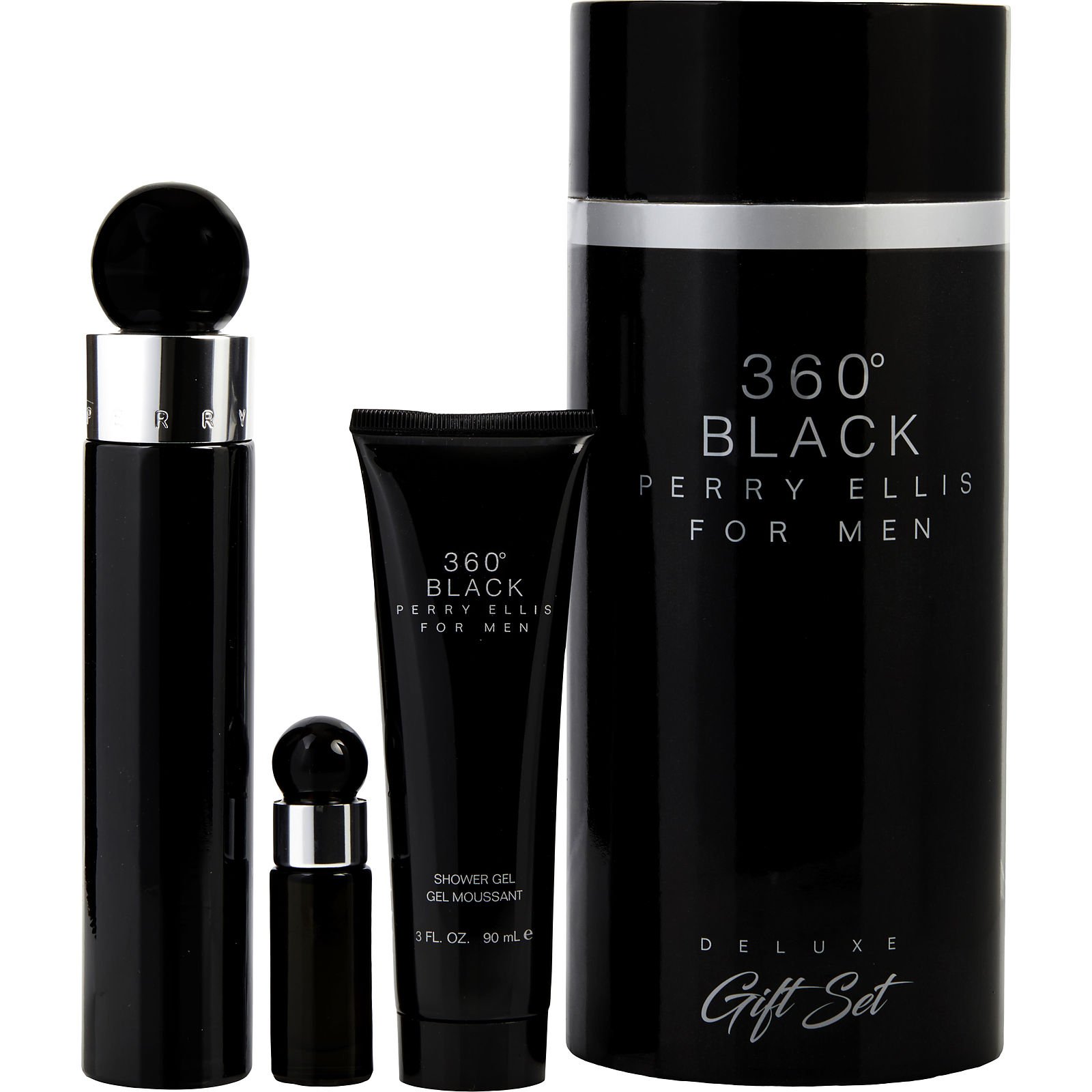 Perry Ellis 360 Black Cologne Gift Set