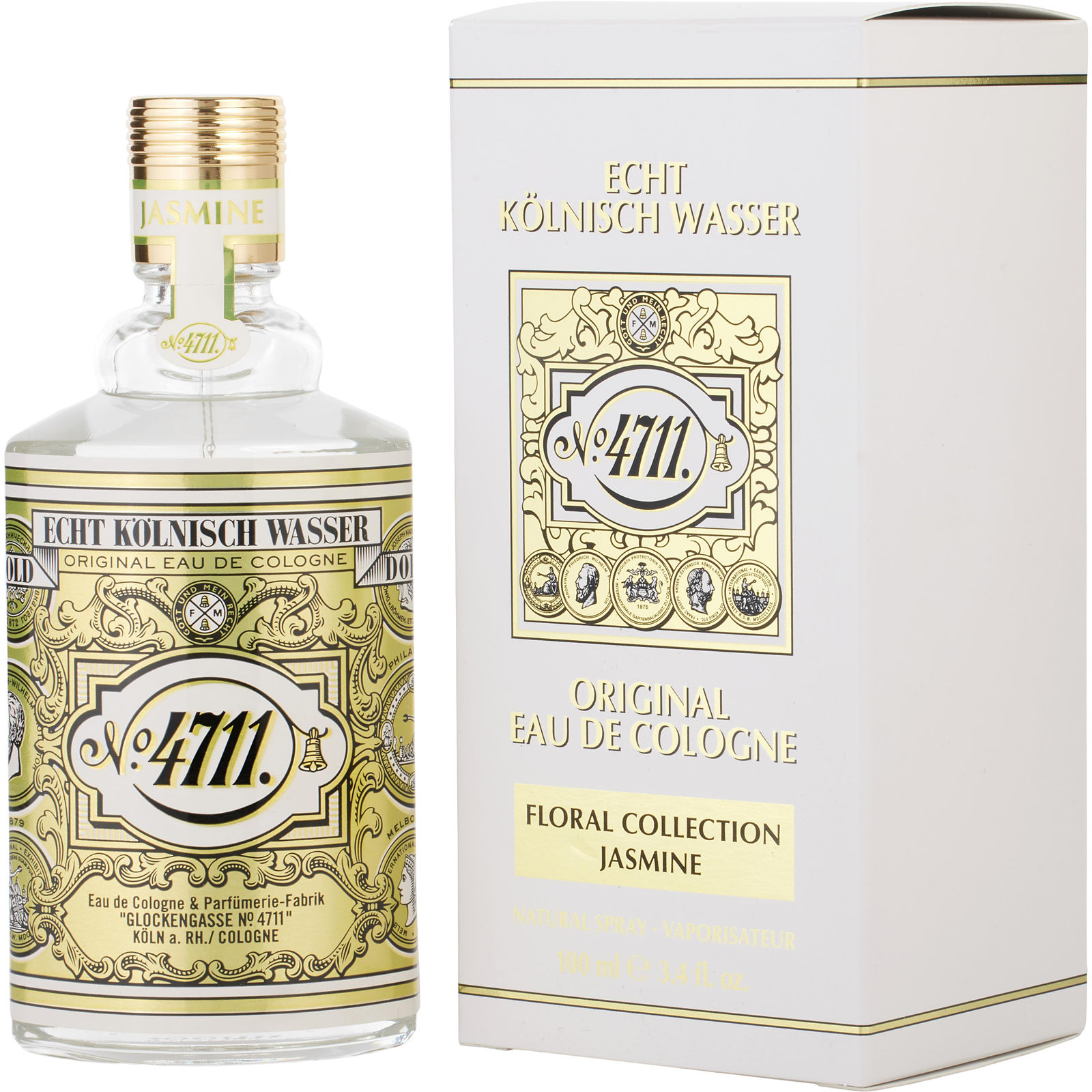 4711 Floral Collection Jasmine Cologne for Unisex by 4711