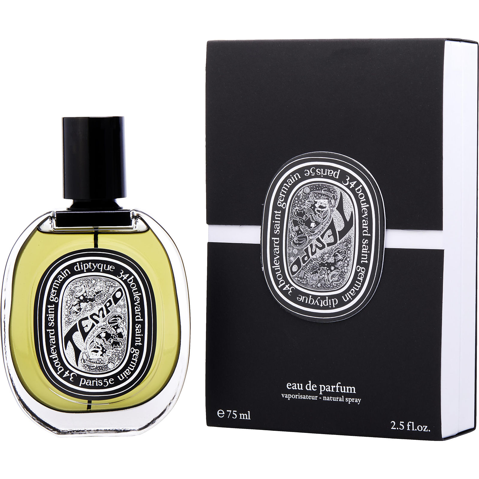 Diptyqueボックス付 【Tempoテンポ】75ml Diptyque Tempo Eau De Parfum for Unisex by Diptyque | FragranceNet