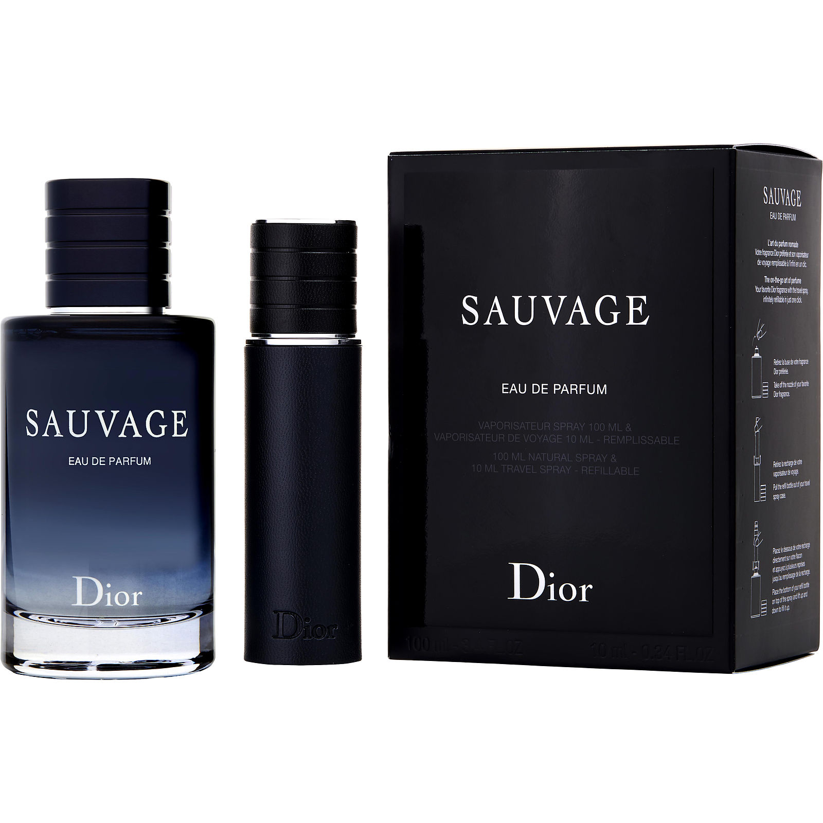 Dior Sauvage Eau de Parfum 100ml セット Sauvage Eau de Parfum: Fragrance Set for Men | DIOR