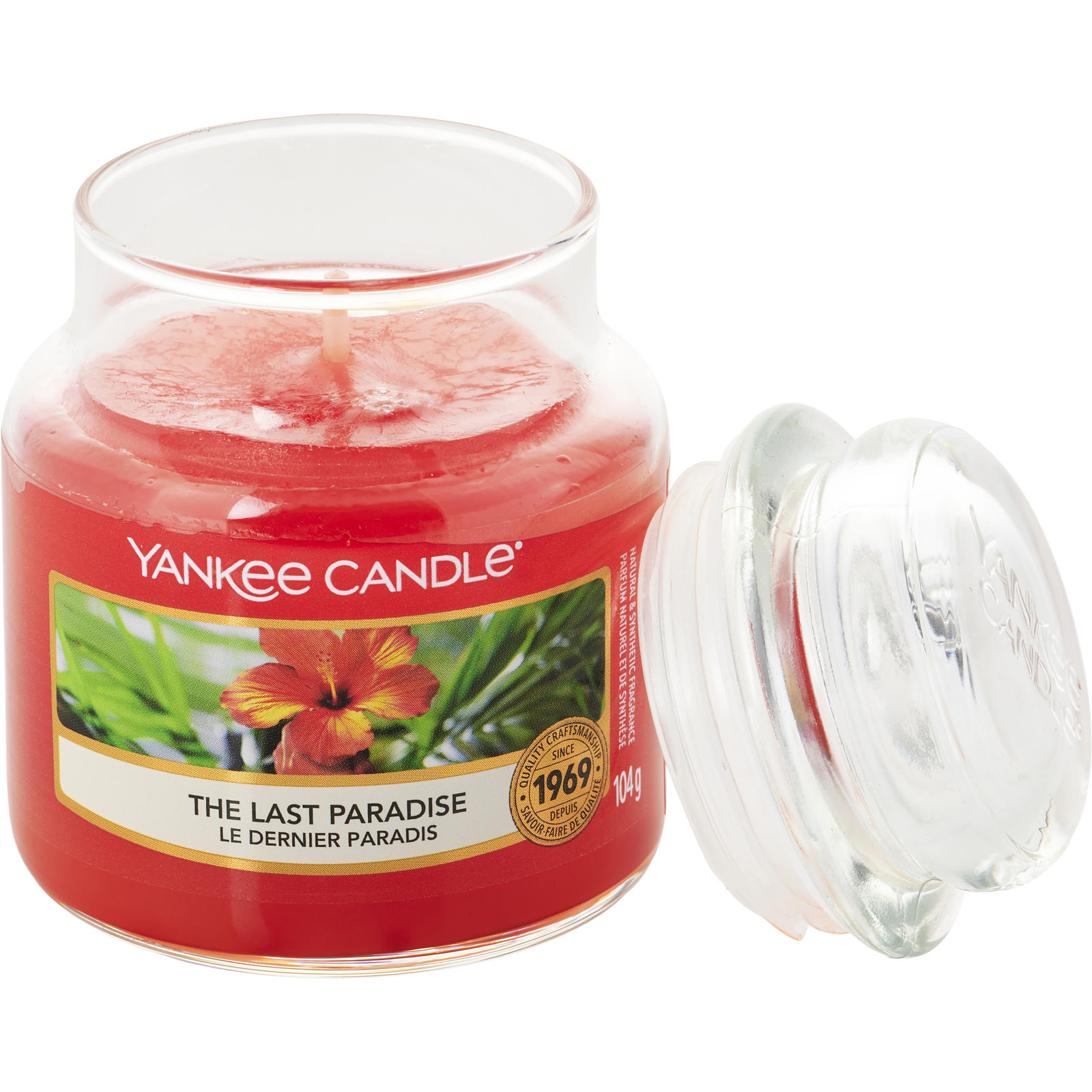 Bougie Yankee Candle The Last Paradise – Petit Pot, Parfum D'ambiance, Cadeau Idéal