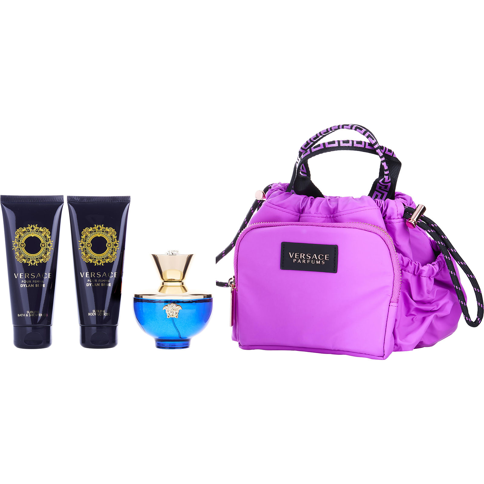 Versace Dylan Blue Perfume Giftset - Makeup Case | FragranceNet.com®