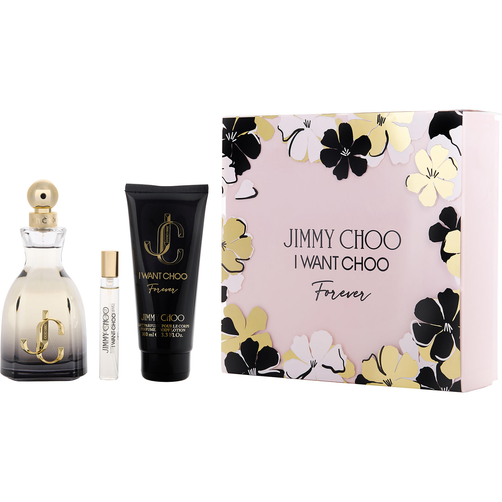 JIMMY CHOO I WANT CHOO Forever 4本セット Jimmy Choo 4-Pc. I Want Choo Forever Eau de Parfum Gift Set