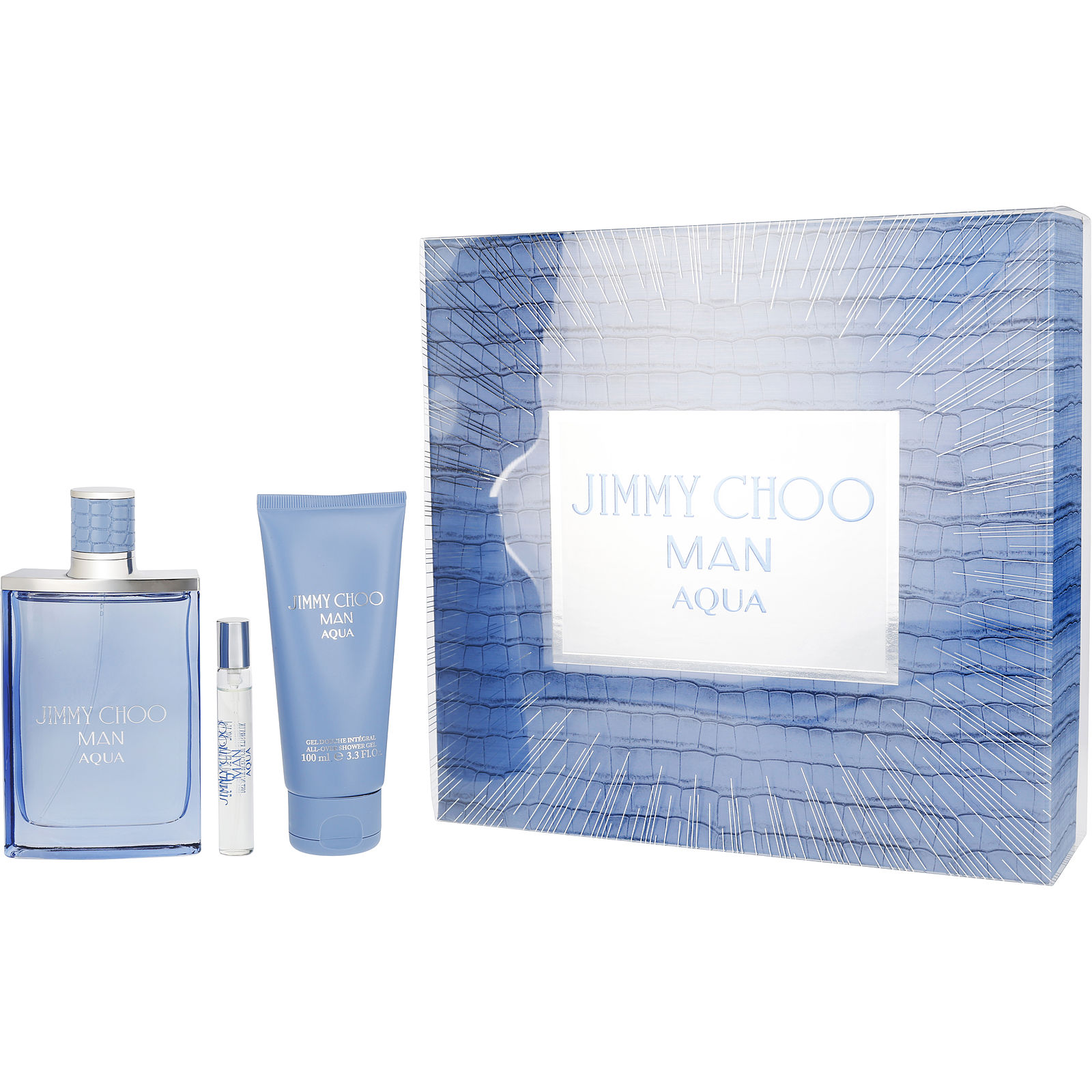 Jimmy Choo Man Aqua Cologne Set - 3pc | FragranceNet.com®