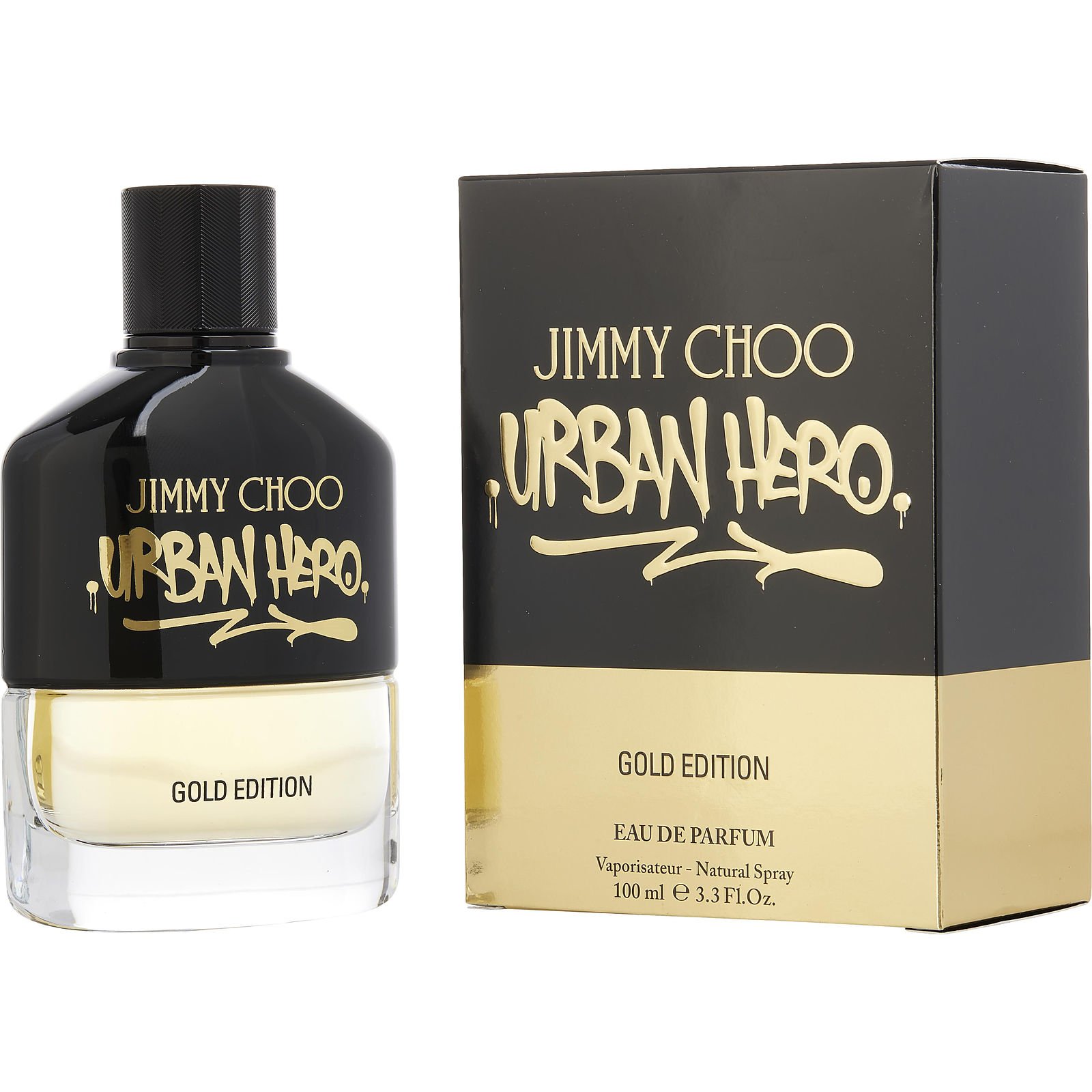 香水(男性用) JIMMY CHOO URBAN HERO GOLD EDITION 100ml Jimmy Choo Urban Hero Gold Edition, 3.3 Oz Eau De Parfum