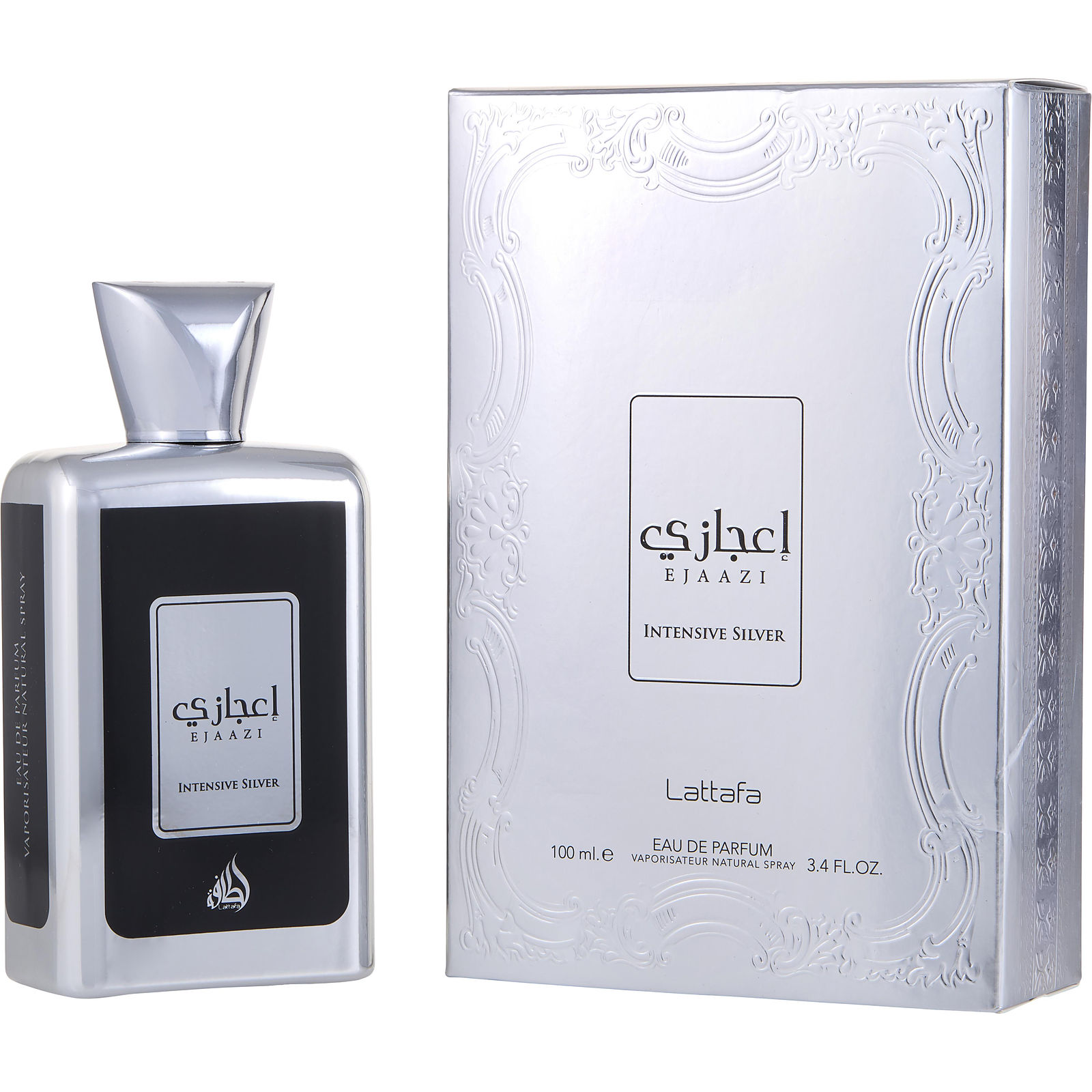 Lattafa Ejaazi Intensive Silver Eau de Parfum | FragranceNet.com®