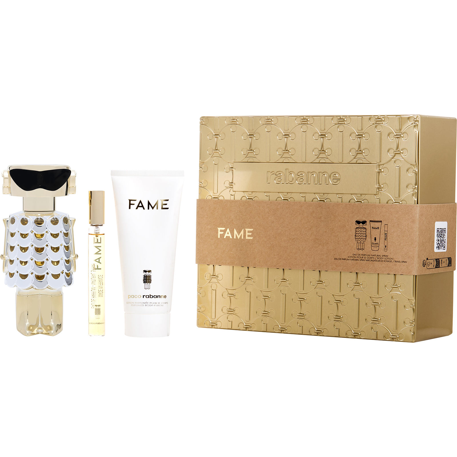 Paco Rabanne Fame Parfum Gift Set 3pc